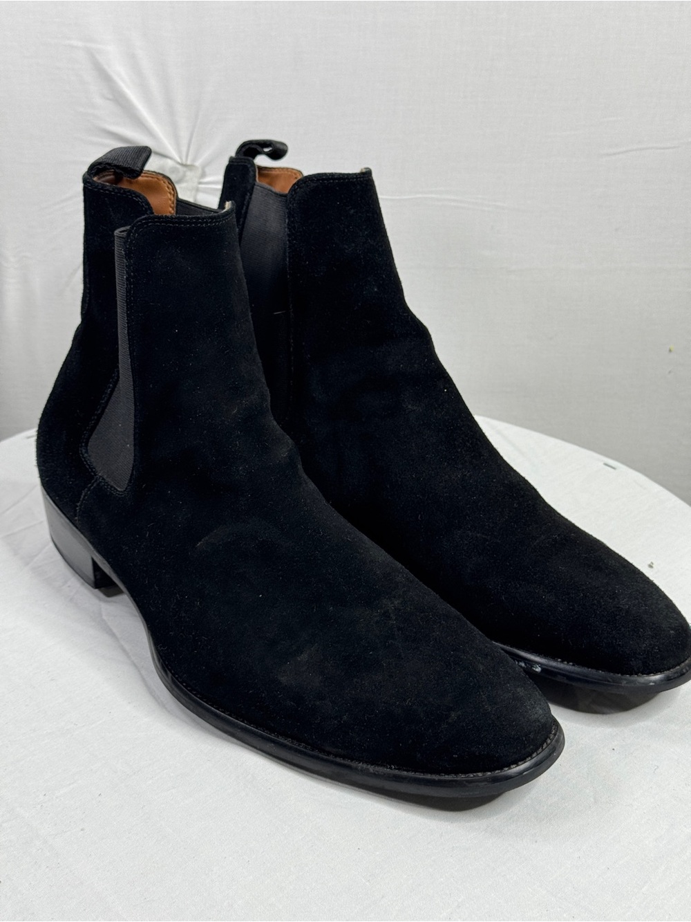 Aldo Men's Black Suede Chelsea Boots